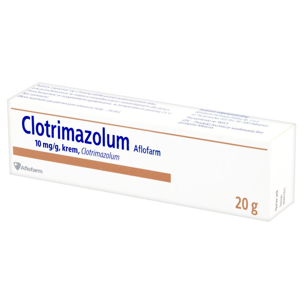 Clotrimazolum Aflofarm krem 0,01 g/g 20g